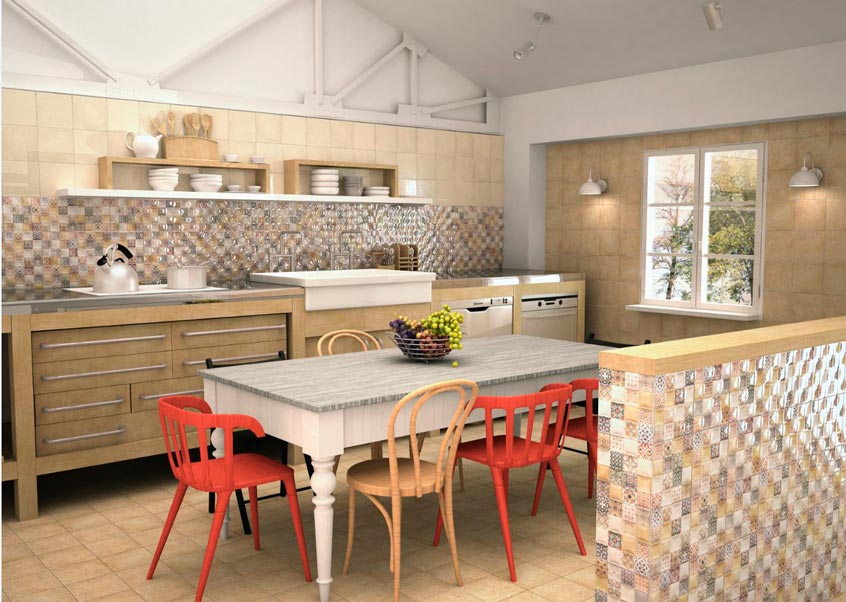 Azulejos de cocina – Crea distintos ambientes según el color