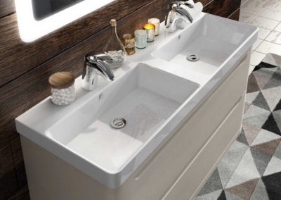 Mueble de baño doble Santorini - Muebles de baño dobles BATH POINT.