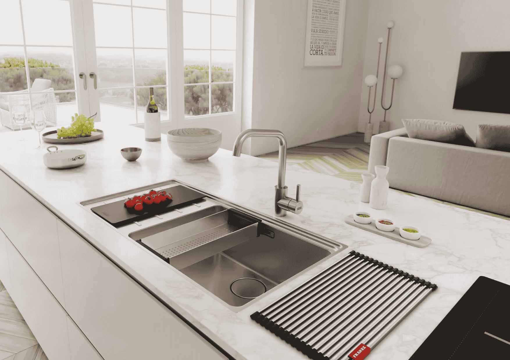 Fregadero-Franke-cocina- Fregadero de diseño